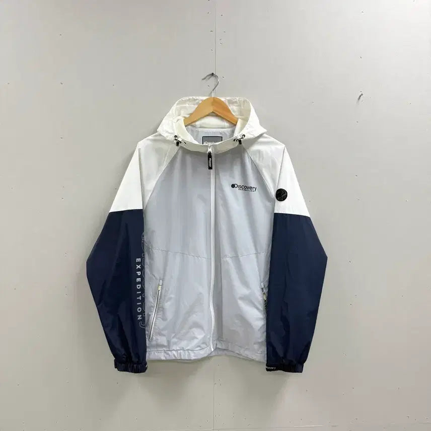 [BUNJANG] Discovery Color Block Windbreaker Jacket (Men&