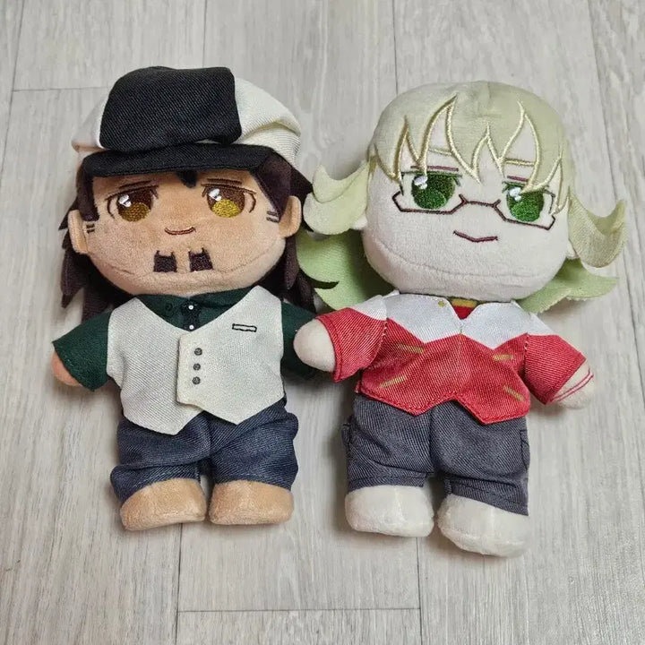 [BUNJANG] Tiger &amp; Bunny Kotetsu Barnaby Plush Doll Bundle Set / 타이거앤버니 코테츠 버나비 누이구루미 누이 인형 일괄