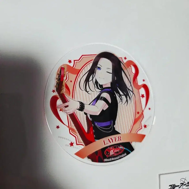 [BUNJANG] BanG Dream! 10th Anniversary Reiya Acrylic Coaster / 뱅드림 10주년기념  레이야 아크릴 코스터 판매