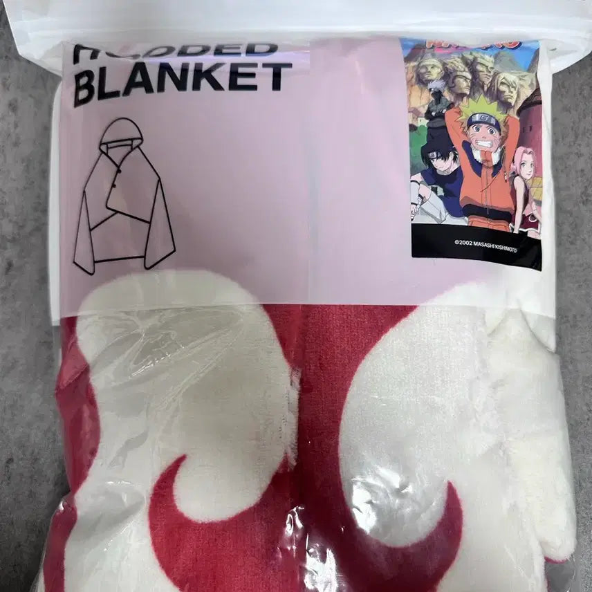 [BUNJANG] Naruto SPAO Hooded Blanket / 나루토 스파오 후드담요