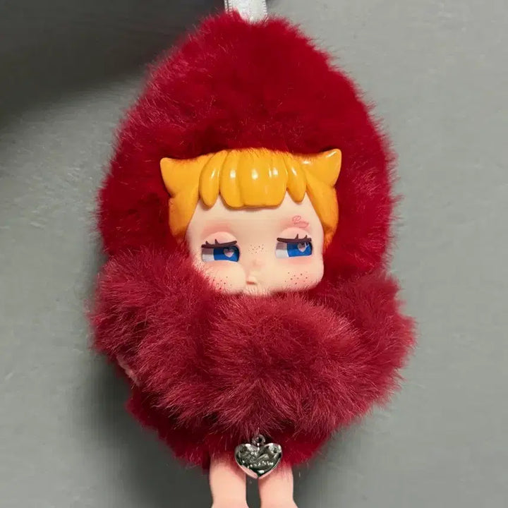 [BUNJANG] Angel Penny Doll Keyring Red (Damaged) / 엔젤페니 인형키링 레드 새상품(하자)