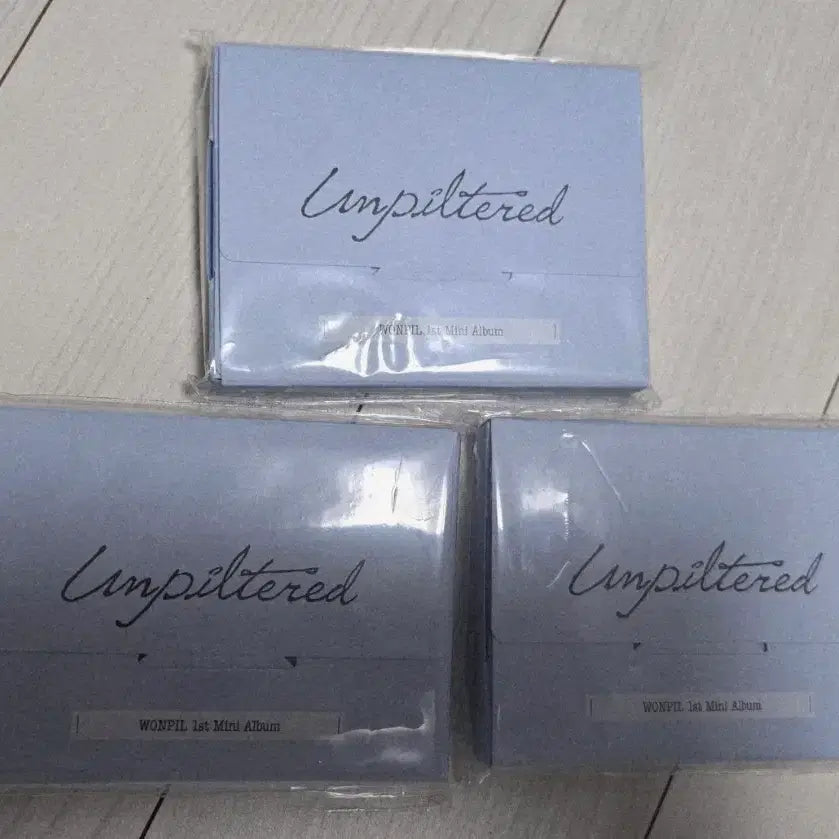 [BUNJANG] DAY6 Wonpil Unfiltered Nemo Album Bundle Set (3ea) / 데이식스 원필 솔로앨범 언필터드 네모반 3개 일괄