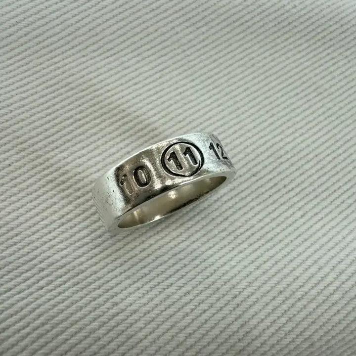 [BUNJANG] Maison Margiela Numbering Ring Silver / 마르지엘라 넘버링 반지