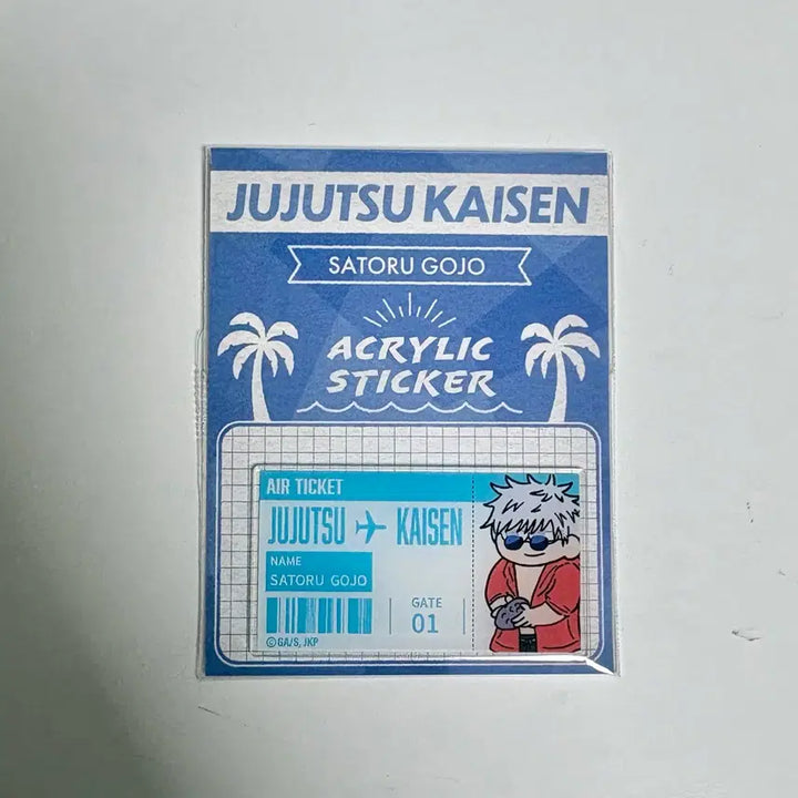 [BUNJANG] Jujutsu Kaisen Gojo Jirori Acrylic Sticker / 주술회전 고죠 지로리 아크릴 스티커