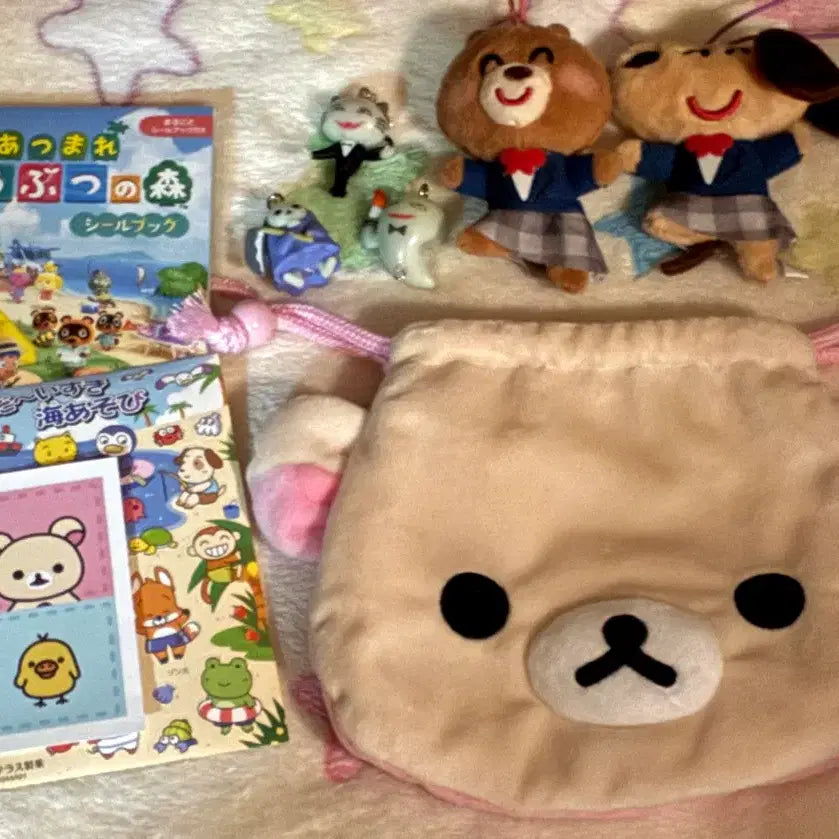 [BUNJANG] Bundle Set Animal Forest, Rilakkuma, Imaginary Story, Ghost Restaurant Vintage Stationery Collection / 일본 고전 코리락쿠마 파우치 복조이개 복조리 복주머니