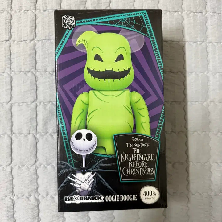 [BUNJANG] Medicom Toy Bearbrick Oogie Boogie 400% The Nightmare Before Christmas / [미개봉] 우기부기 베어브릭 400% 크리스마스의 악몽