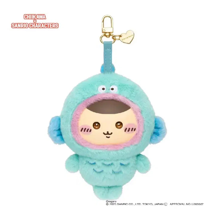 [BUNJANG] Sanrio x Chiikawa Kirameko Chibubu Doll - Hangyodon Kurimanju / 판매) 산리오 X 치이카와 키라메코 치부부 인형 - 한교동 쿠리만쥬