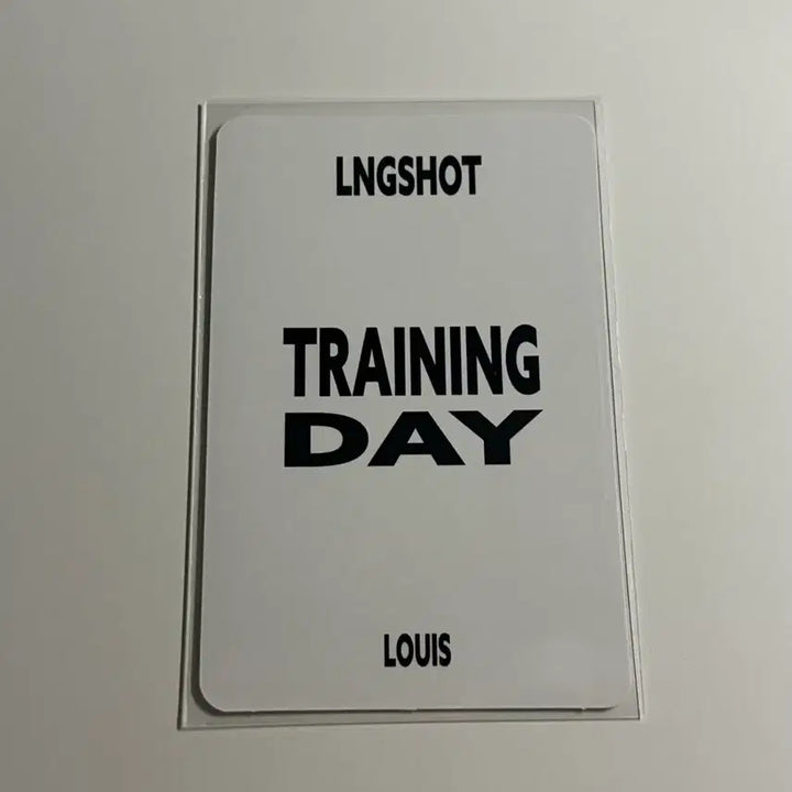 [BUNJANG] Longshot Training Day Louis Photocard / 롱샷 트레이닝 데이 루이 포카 양도 김률 오율 우진 루이