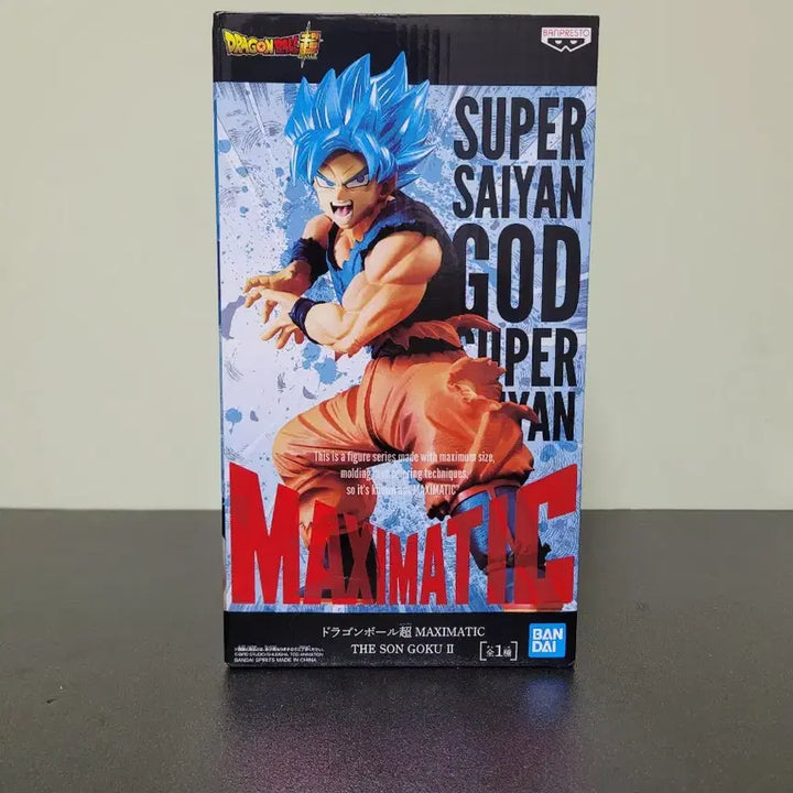 [BUNJANG] Dragon Ball Maximatic Super Saiyan God Son Goku Figure / (미개봉)드래곤볼 맥시매틱 슈퍼사이언인 갓 손오공 피규어