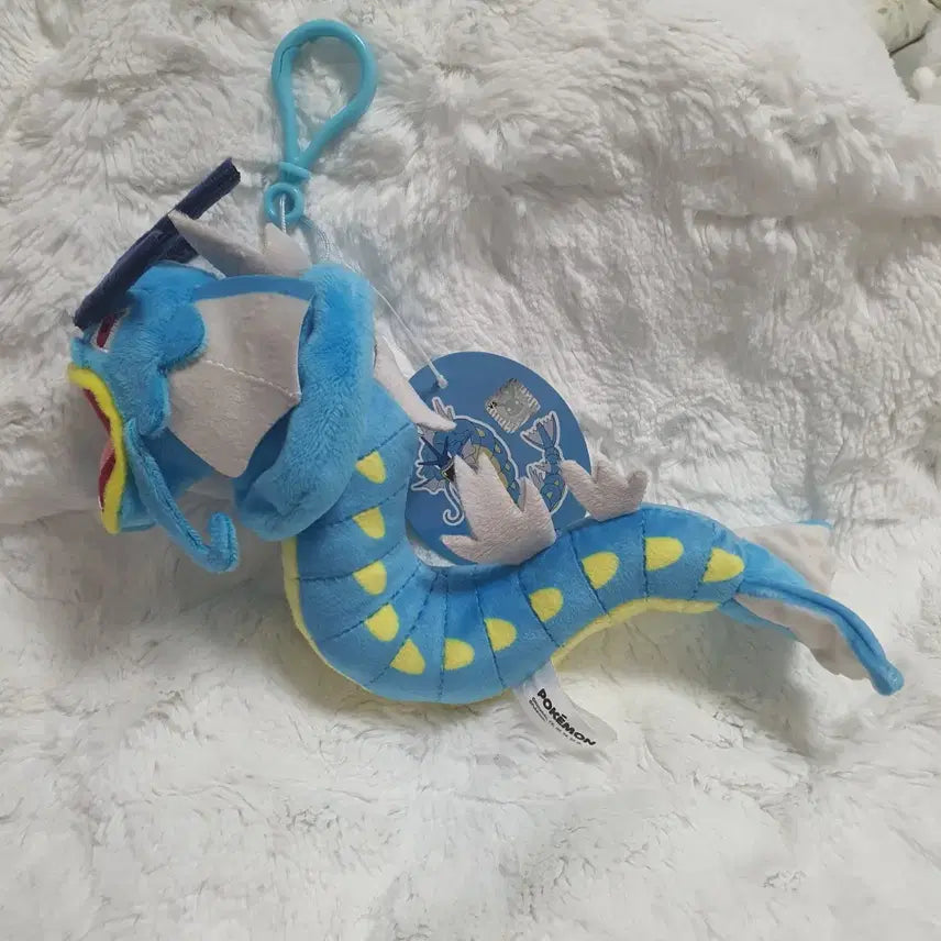 [BUNJANG] Pokemon Gyarados 13cm Plush Keychain / 포켓몬스터 갸라도스 13cm 인형 키링