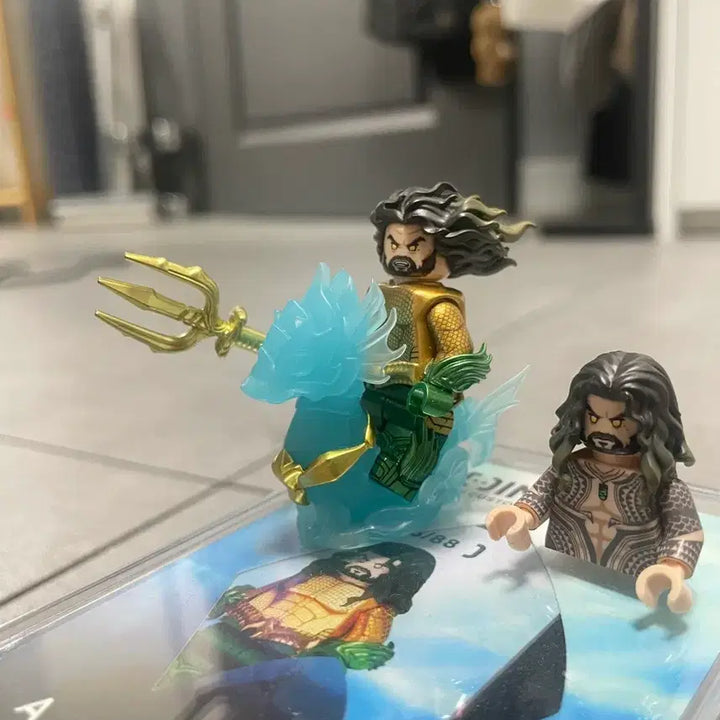 [BUNJANG] LEGO Custom Figure Aquaman with Trident / 레고 커스텀 피규어 진 아쿠아맨