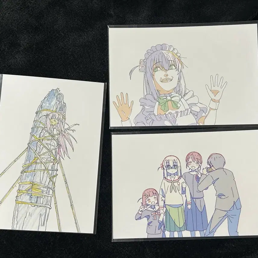 [BUNJANG] Bocchi the Rock! Hitori Gotoh Original Art Postcard Bundle Set / 봇치 더 락 록 원화 엽서 고토 히토리 가족 일괄
