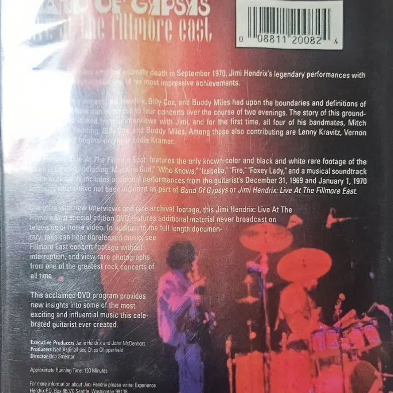 [BUNJANG] Jimi Hendrix Live at the Fillmore East DVD / 지미 헨드릭스 DVDJimi Hendrix  Live at the F
