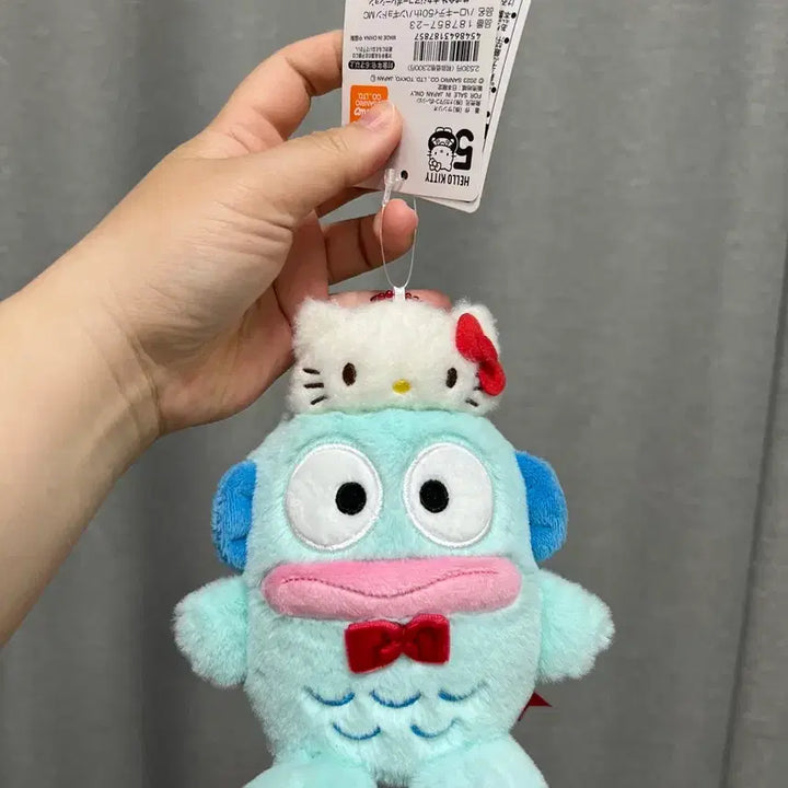 [BUNJANG] Sanrio Official Hello Kitty 50th Anniversary Hangyodon Collaboration Keychain / 산리오 정품 헬로키티 50주년 한교동 키링