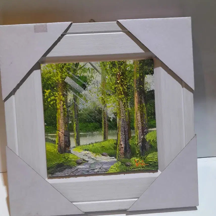 [BUNJANG] Oil Painting Landscape Framed Artwork / 유화 풍경 그림 액자