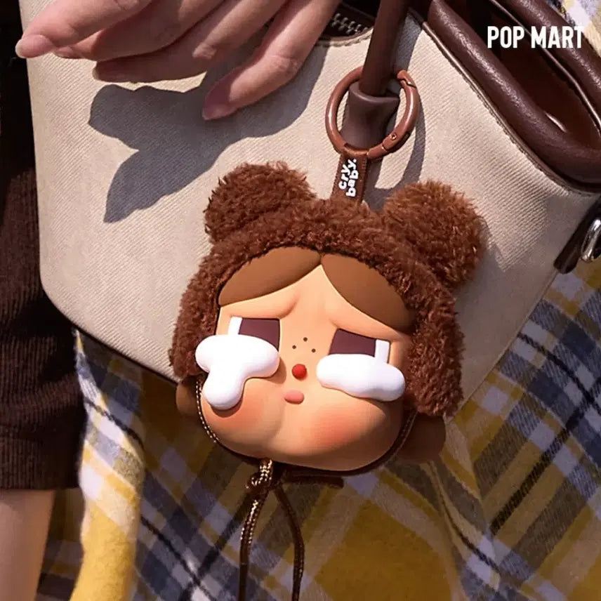 [BUNJANG] POP MART Crybaby Crying Again Series Earphone Pouch Bear / 팝마트 크라이베이비 크라잉 어게인 시리즈 이어폰 백 곰