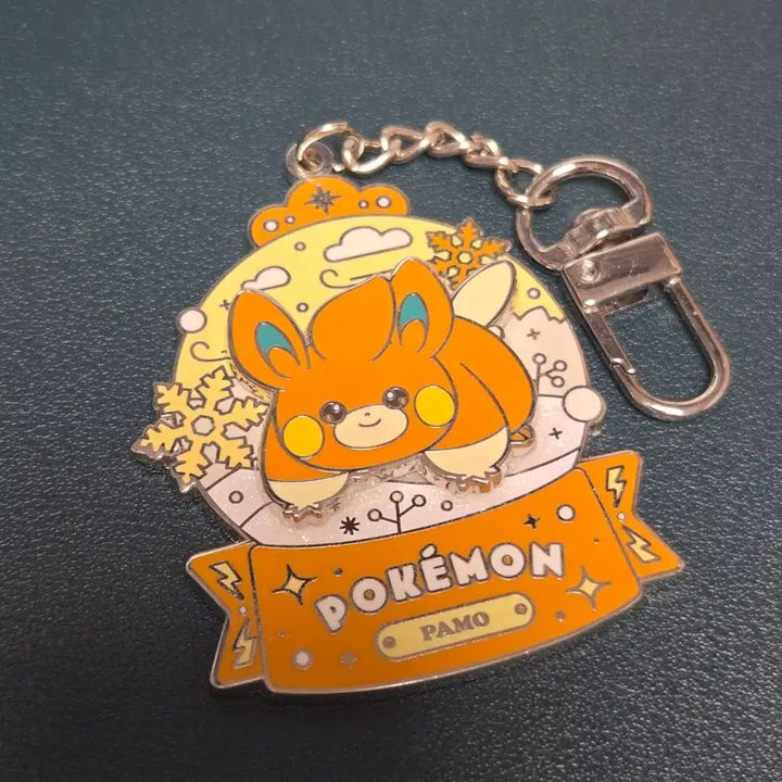 [BUNJANG] Pokemon Store Snow Globe Roulette Keychain / 포켓몬 스토어 스노우볼 룰렛 키링 (빠모)