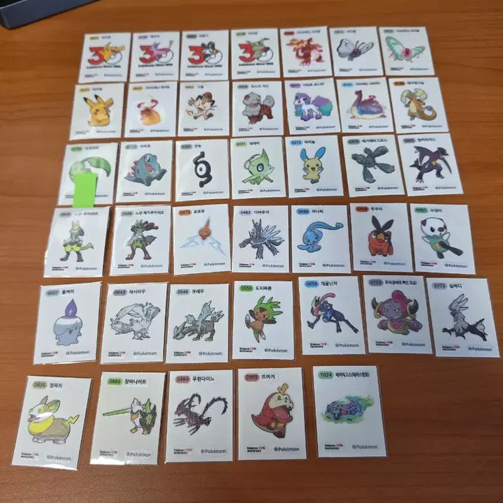 [BUNJANG] Pokemon 30th Anniversary Season 5 &amp; Artwork Sticker Exchange / 포켓몬 띠부씰 30주년 시즌5 &amp; 아트웍 교환 - 업데이트(6/27)