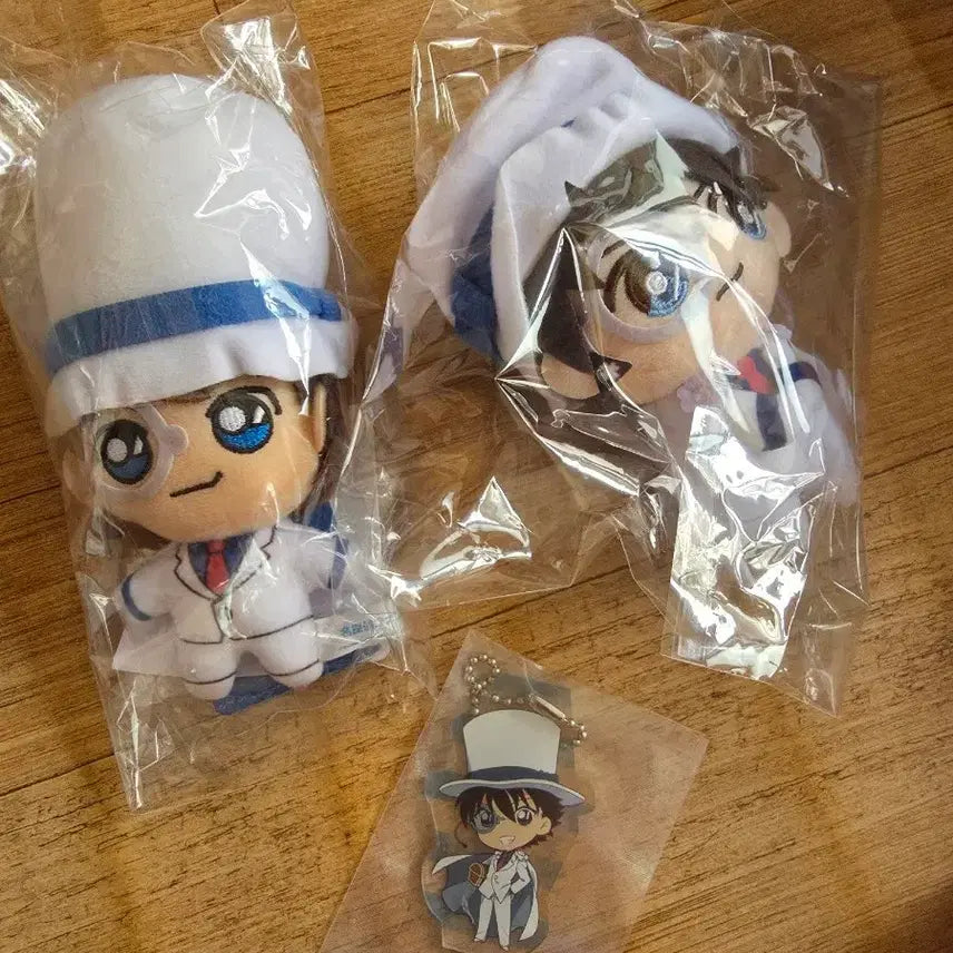 [BUNJANG] Detective Conan Kaito Kid Plush &amp; Hyokotomo Bundle / 급처) 명탐정 코난 키드 누이, 표코토모 일괄 판매