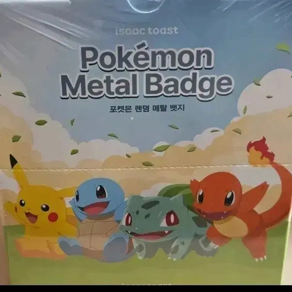 [BUNJANG] Pokemon Metal Badge Isaac Toast 1 Box (Sealed) / 포켓몬 메탈뱃지 이삭토스트 1박스(미개봉)