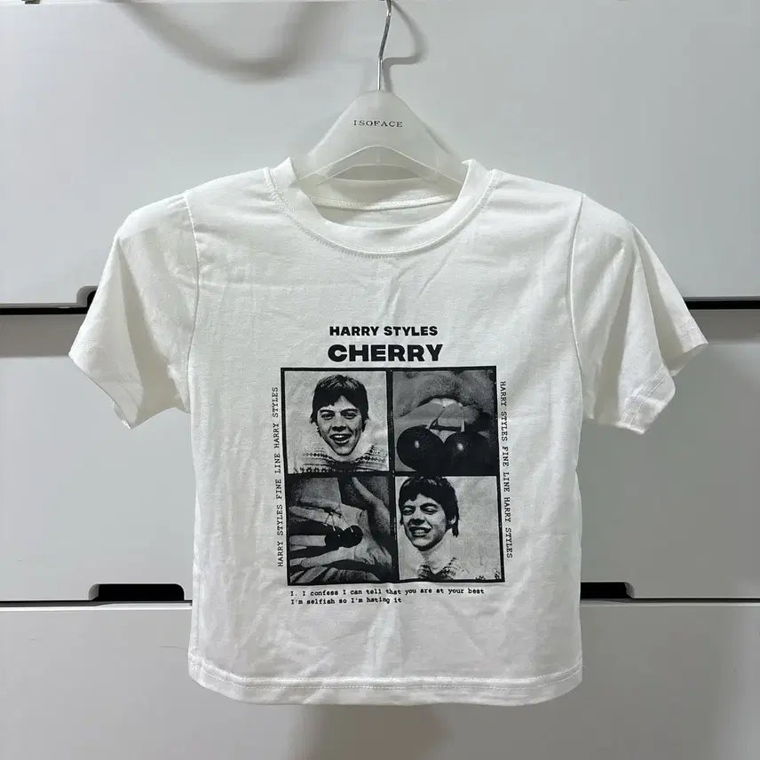 [BUNJANG] Cropped T-Shirt / 체리크롭티