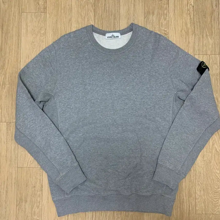 [BUNJANG] Stone Island Grey Sweatshirt / [L] 스톤아일랜드 그레이 스웻셔츠