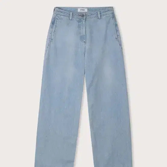 [BUNJANG] Ethos Wide Stitch Denim Pants (Size 3) / 에토스 와이드 스티치 데님 (3) 연청