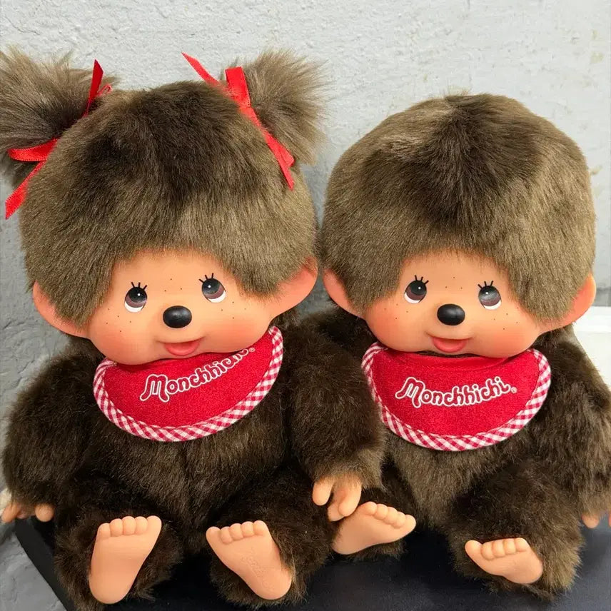 [BUNJANG] Monchhichi Boy Twin Tail Bundle Set / 몬치치 M 양갈래, 보이 일괄