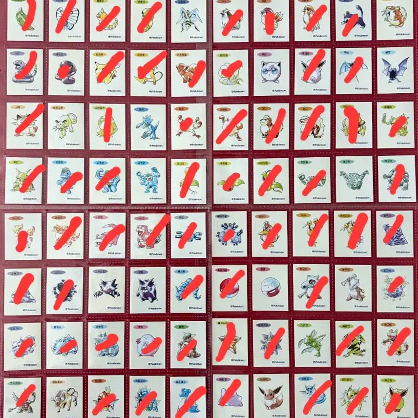 [BUNJANG] Pokemon 1st Gen Sticker Collection (Sealed) / 포켓몬 띠부씰 아트워크 1세대 미개봉 판매 or 교환
