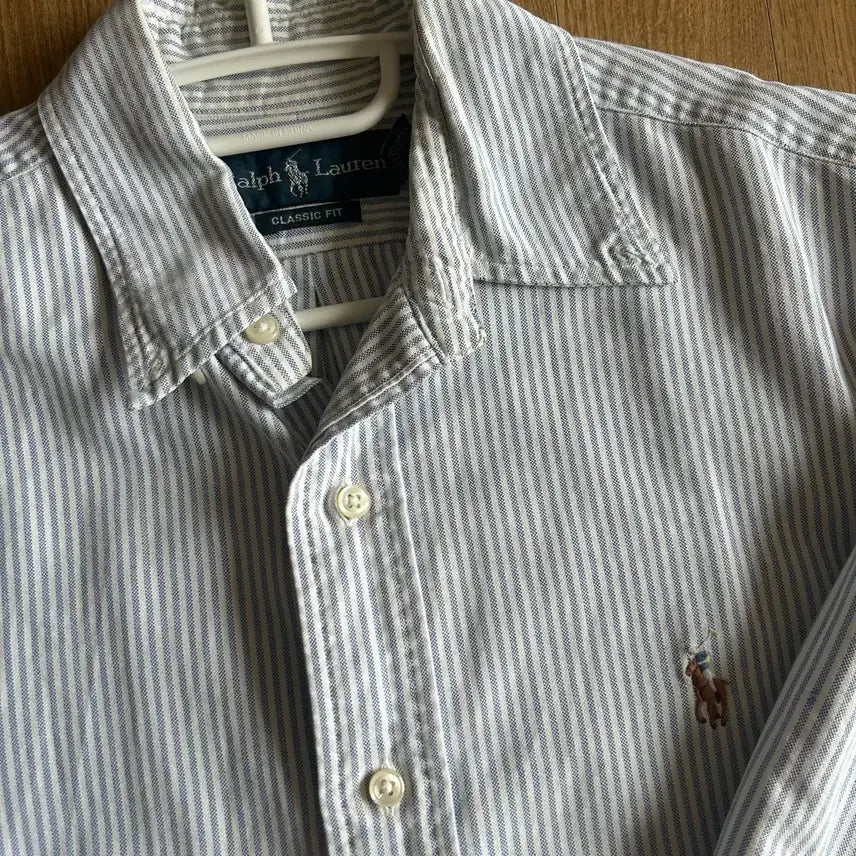 [BUNJANG] Polo Ralph Lauren Cropped Shirt / 폴로 랄프로렌 크롭 셔츠