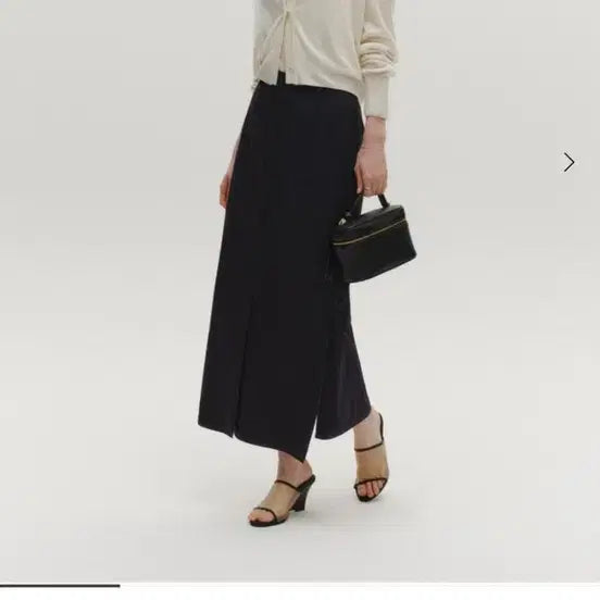 [SOLD OUT] SIE 시에 아밀라 슬릿 스커트 네이비(새상품)