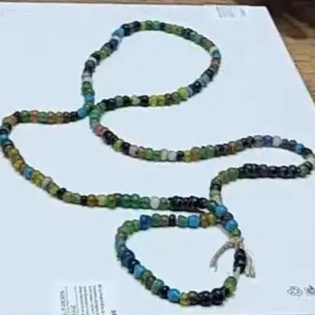 [BUNJANG] Excavated Glass Bead Necklace / 출토 유리구술