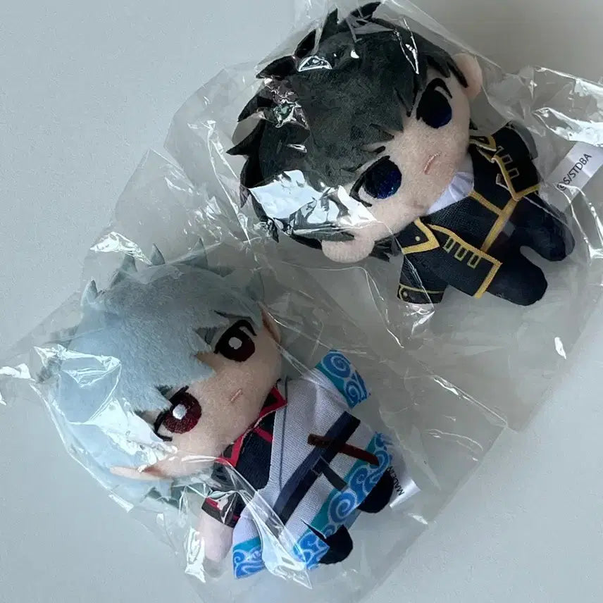 [BUNJANG] Gintama Movic Mascot Plush Set - Gintoki &amp; Hijikata / 은혼 무빅 마스코트 누이 긴토키 히지카타 일괄 세트 판매