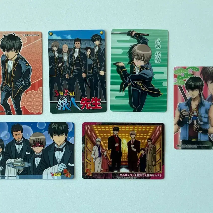 [BUNJANG] Gintama Shinsengumi Card Bundle Set / 은혼 진선조 카드 일괄 세트 (곤도 히지카타 소고 야마자키 톳시)
