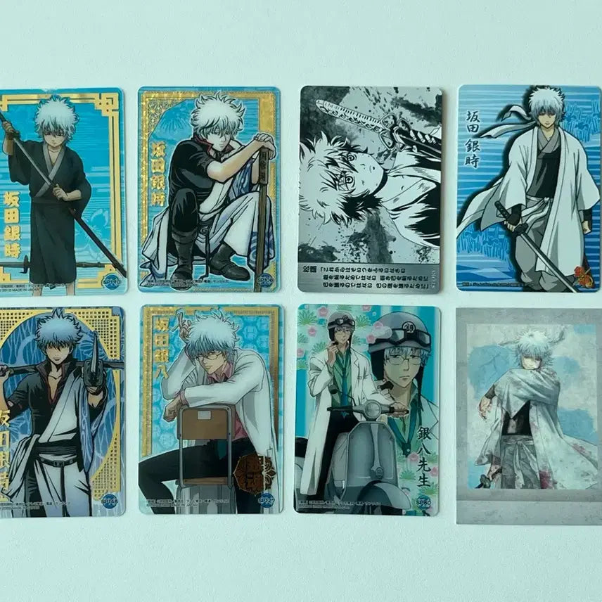 [BUNJANG] Gintama Gintoki Card Set (8 Types) / (0614/오늘만이가격) 은혼 긴토키 카드 8종 세트