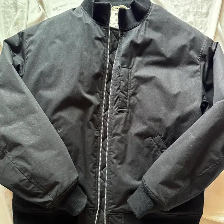 [BUNJANG] nanamica Insulation Varsity Jacket Black L / 나나미카 인슐레이션 바시티 자켓 블랙 L