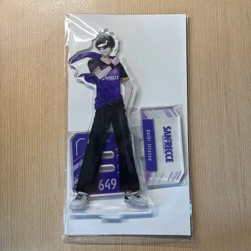 [BUNJANG] NIJISANJI Saiki Ittetsu x Sanfrecce Hiroshima J1 Acrylic Stand (Sealed) / 니지산지 사이키 잇테츠 j1 콜라보 산프렌체히로시마 아크릴 스탠드 미개봉