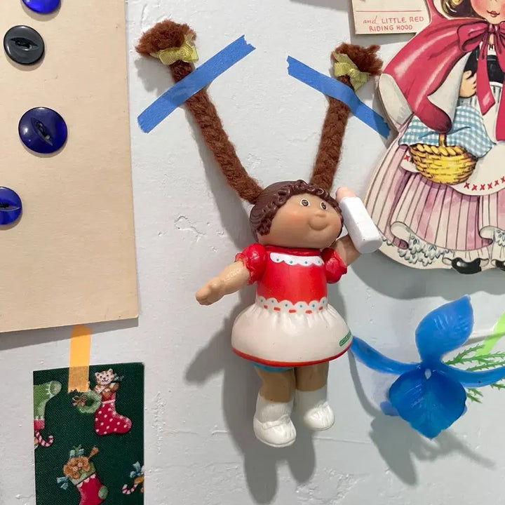 [BUNJANG] 1984s Brown Hair Pipi Cabbage Figure / 1984s/브라운헤어 삐삐양배추 컨디션최상(rare)