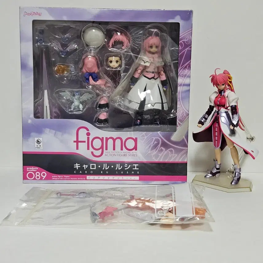 [BUNJANG] Figma Magical Girl Lyrical Nanoha Action Figure Bundle Set (Signum, Lucida) / 최종할인)피그마figma마법소녀 리리컬나노하 액션피규어(시그넘+루시에)