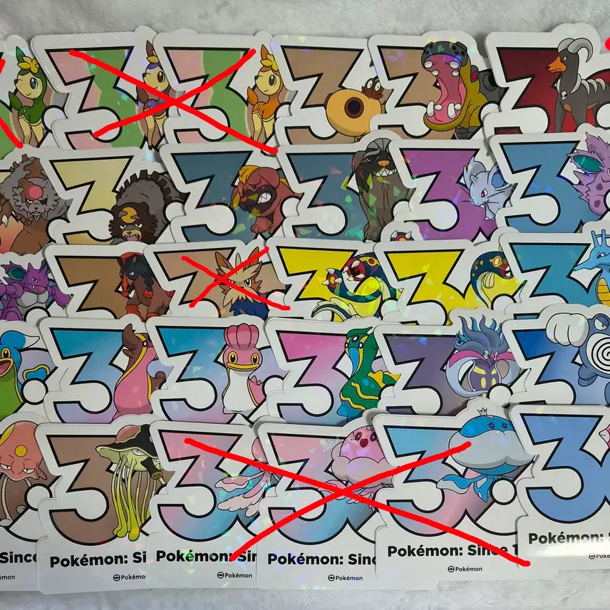 [BUNJANG] Pokemon 30th Anniversary Logo Sticker / 포켓몬 30주년 기념 로고 스티커 판매합니다!