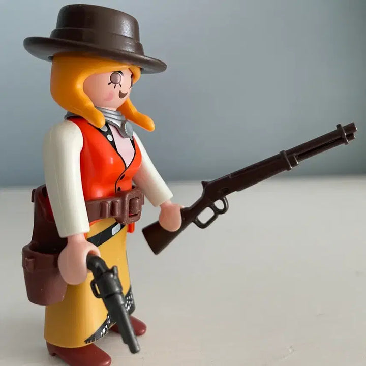 [BUNJANG] Playmobil Cowgirl Figure (Used) / 중고 플레이모빌 카우걸