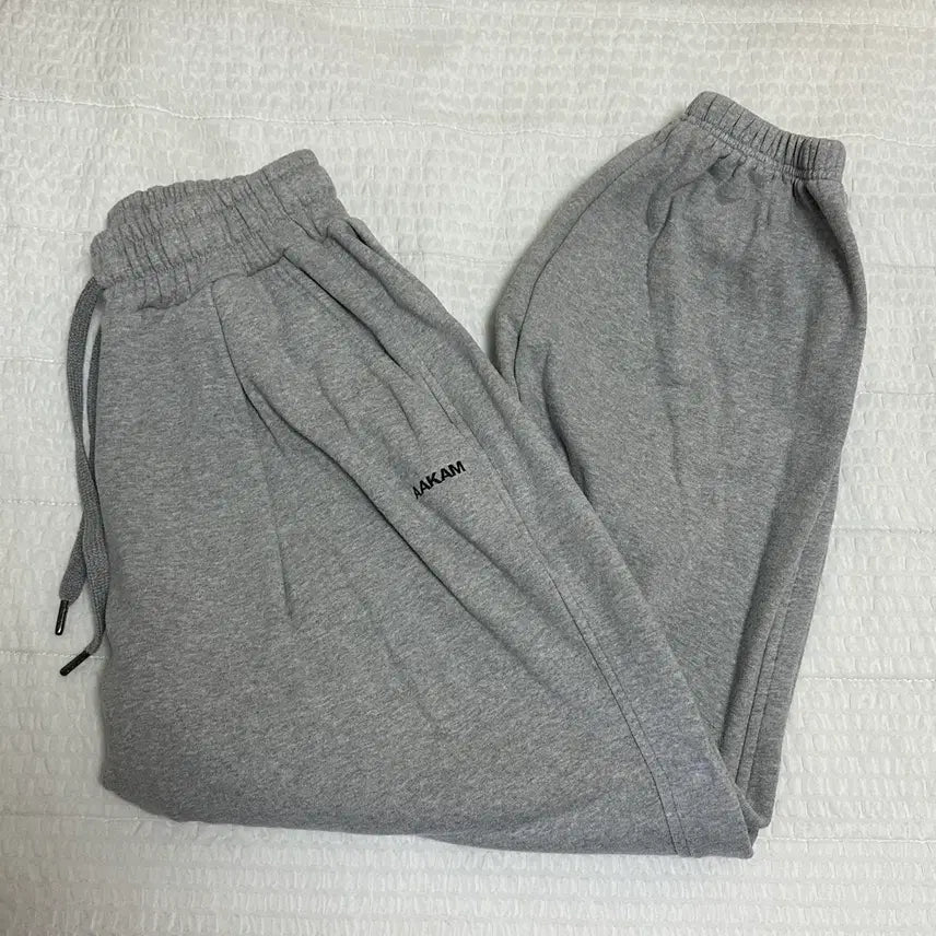 [BUNJANG] ACAM Laced CROS2 Patch Sweatpants Gray / 아캄 스웻팬츠