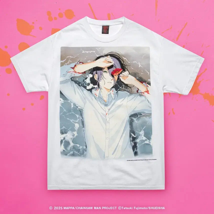 [BUNJANG] Chainsaw Man Reze x Geekssrule T-Shirt XL / 체인소맨 레제 X 긱스룰 티셔츠 XL