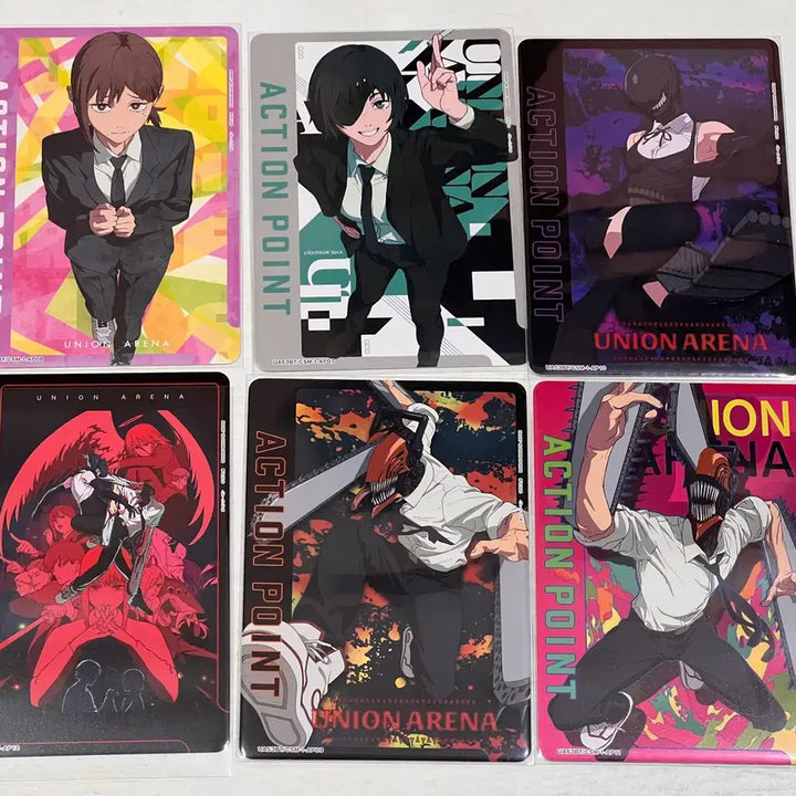 [BUNJANG] Chainsaw Man Union Arena Action Point Cards (Set of 6) / 체인소맨 유니온아레나 정품 ACTION POINT 카드 6종 팝니다^^