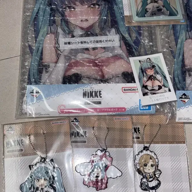 [BUNJANG] Niki Gacha Chapter 7 C Prize Privaty Acrylic Board + Photocard + Strap Bundle Set / (일괄)니케 쿠지 챕터7 C상 프리바티 아크릴보드 + 포토카드 + 스트랩