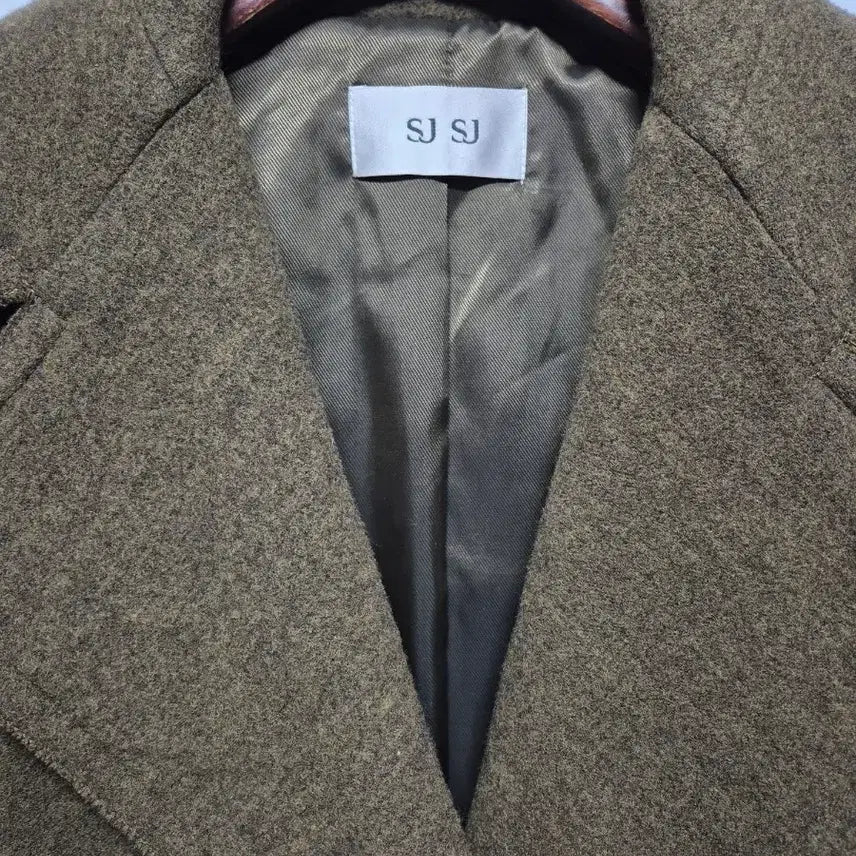 [BUNJANG] SJ Wool Blend Coat Khaki Size 95 / SJ SJ 코트 카키색 95
