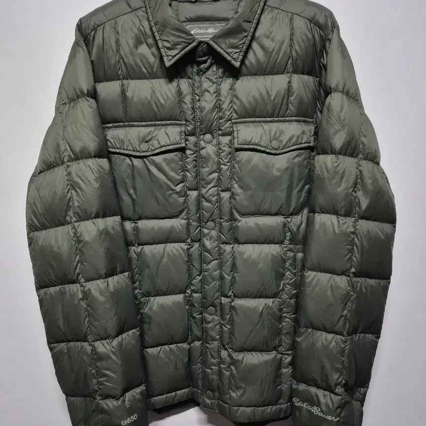 [BUNJANG] Eddie Bauer Lightweight Down Jacket Khaki S / 에디바우어 경량 패딩 카키 S