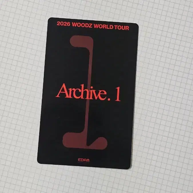 [BUNJANG] WOODZ Cho Seung Youn Archive 1 Concert Photocard / 우즈 조승연 아카이브원 콘서트 기념포카