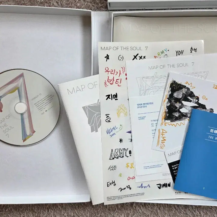 [BUNJANG] BTS MAP OF THE SOUL : 7 Album Bundle Set (Versions 1-4) / BTS 방탄소년단 맵옵솔 7 앨범 4종 세트 일괄 (1,2,3,4 버전)