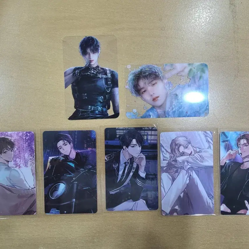 [BUNJANG] Mang-a-sal Transparent Photocard 2 Types + Photocard 5 Types / 망아살 투명 포토카드 2종+포토카드 5종